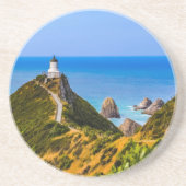 Nugget Point Leuchtturm, Neuseeland Getränkeuntersetzer (Vorne)