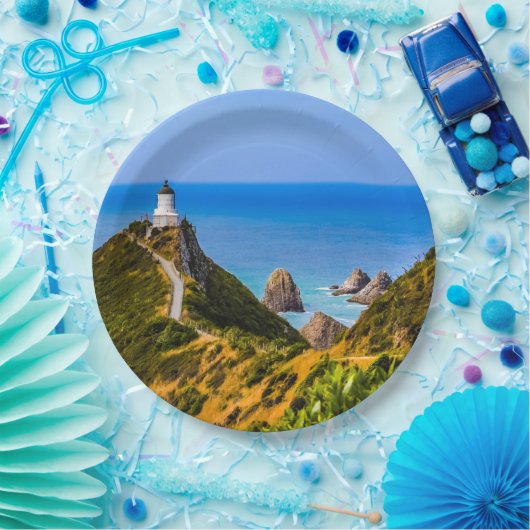 Nugget Point Leuchtturm, Neuseeland Pappteller (Party)