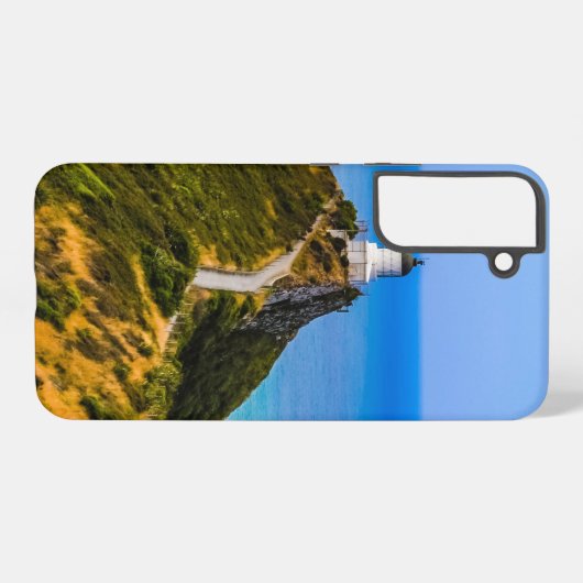 Nugget Point Leuchtturm, Neuseeland Samsung Galaxy Hülle (Rückseite (Horizontal))
