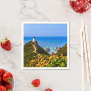 Nugget Point Leuchtturm, Neuseeland Serviette