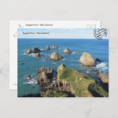 Nugget Point (Neuseeland) Postkarte (Vorne/Hinten)