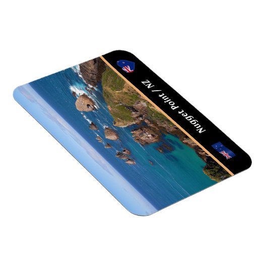 Nugget Point Rock Circle / Neuseeland Magnet (Rechte Seite)