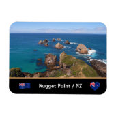 Nugget Point Rock Circle / Neuseeland Magnet (Horizontal)