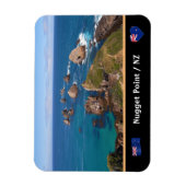 Nugget Point Rock Circle / Neuseeland Magnet (Vertikal)