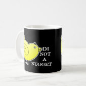 Nugget-Schwarzes Kaffeetasse (Vorderseite Links)