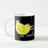 Nugget-Schwarzes Kaffeetasse (Links)