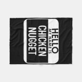 Nugget Tracht Spaß Leichte Last Minute Halse Fleecedecke (Vorderseite (Horizontal))