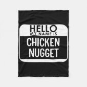 Nugget Tracht Spaß Leichte Last Minute Halse Fleecedecke (Vorderseite)