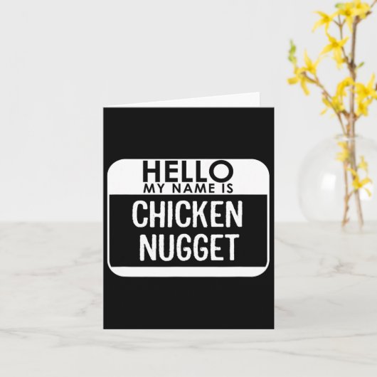 Nugget Tracht Spaß Leichte Last Minute Halse Karte (Gelbe Blume)