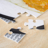 Nuggets des Huhns, der Kartoffelpürees und der Puzzle (Seite)