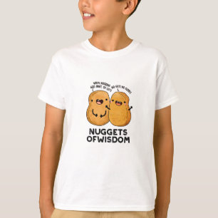 Nuggets of Wisdom Funny Food Puff T-Shirt
