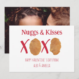 Nuggs & Kisses Chicken Nuggets Pun Valentine Foto