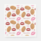 Nuggs & Kisses Valentine Pattern Nuggets Lift Serviette (Vorderseite)