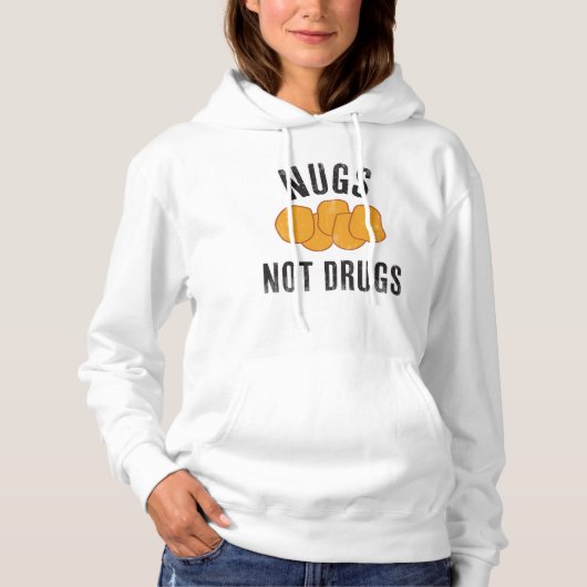 Nugs keine Drogen Hoodie (Vorderseite)