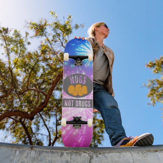 Nugs keine Drogen Skateboard (Außenbereich 1)
