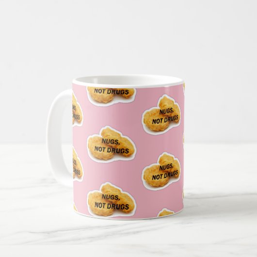 Nugs nicht Drogen Kaffeetasse (Vorderseite Links)
