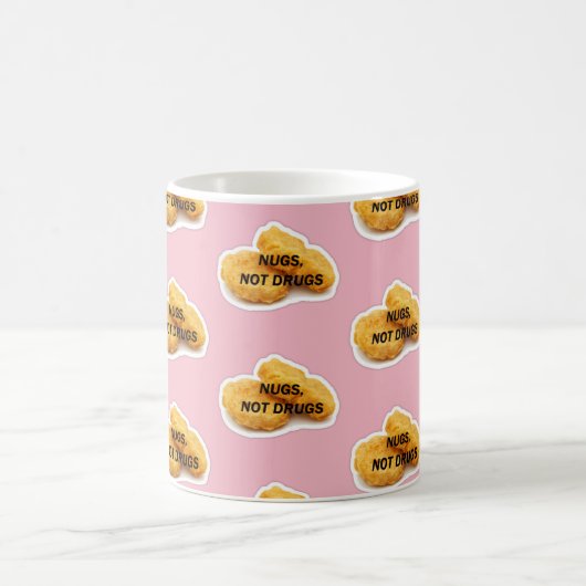 Nugs nicht Drogen Kaffeetasse (Mittel)