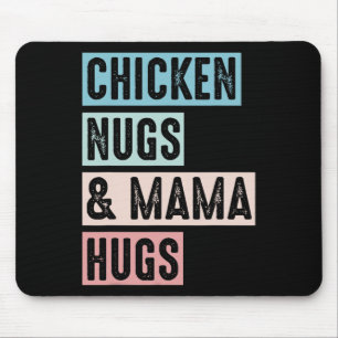 Nugs und Hugs Hühnchen Nugs und Mama Hugs und Küke Mousepad