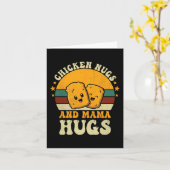Nugs und Mama Hugs Kleinkind für Hühnernugget-Lieb Karte (Gelbe Blume)