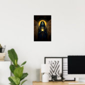 Nuit Egyptian Goddess of the Night Sky and Stars Poster (Heimbüro)