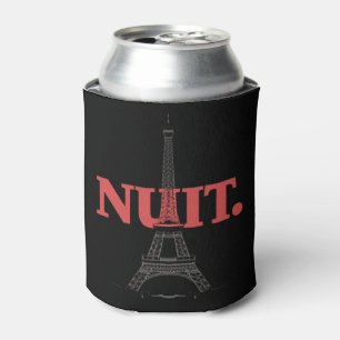 Nuit Nuit Nacht Nacht Französische Wörter Paris Tu Dosenkühler