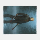 Nuit Paisible à Crystal Lake Fleecedecke (Vorderseite (Horizontal))