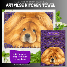 NUK- Red Chow - ArtMuse Kitchen Towels  Geschirrtuch