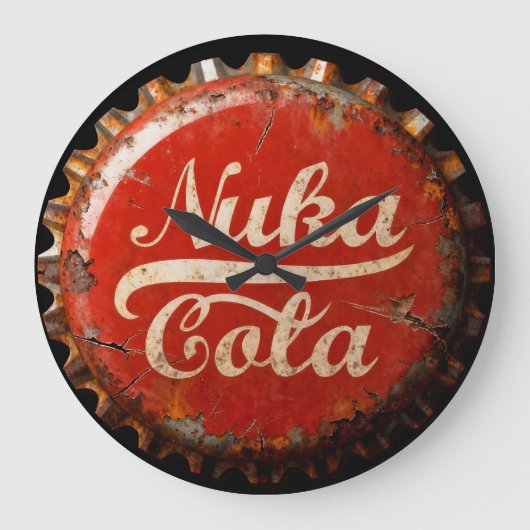 Nuka Cola Clock Große Wanduhr (Vorderseite)