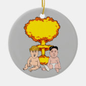Nuke Babies Anti Trump Keramik Ornament (Vorne)
