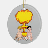 Nuke Babies Anti Trump Keramik Ornament (Links)