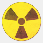 Nuke Runder Aufkleber (Vorderseite)
