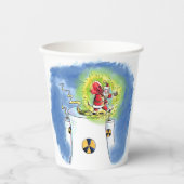 Nuked Santa Claus-Papierbecher Pappbecher (Vorderseite)