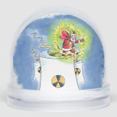 Nuked Santa Claus snow globe Schneekugeln (Vorderseite)