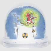 Nuked Santa Claus snow globe Schneekugeln (Rückseite)