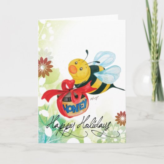 Nukis Geschenk Feiertagskarte (Vorderseite)