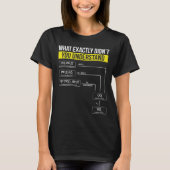 Nuklear Engineering Nuklearer Professor T-Shirt (Vorderseite)