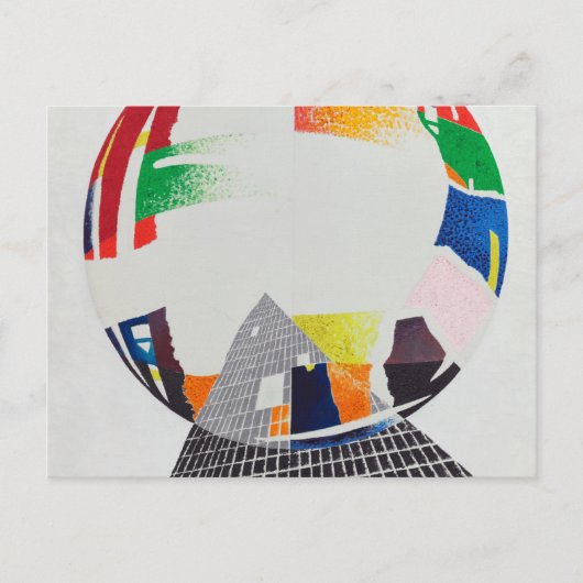 Nuklear I, CH, 1945, von Laszlo Moholy-Nagy Postkarte (Vorderseite)