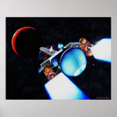 Nuklear-Ion-Raumschiff Poster (Vorne)