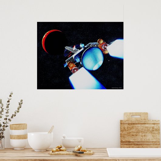Nuklear-Ion-Raumschiff Poster (Küche)