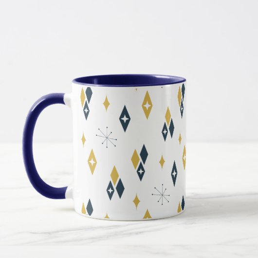 Nukleardiamanten Sternexplosion Navy Senf Tasse (Links)