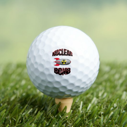 Nukleare Bombe Golfball (Insitu T-Shirt)