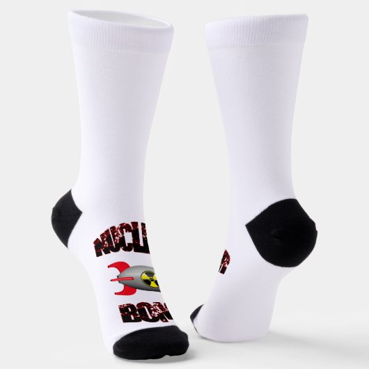 Nukleare Bombe Socken (Gewinkelt)