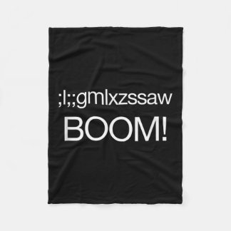 Nukleare Bombe US strategisches Kommando Funny Quo Fleecedecke