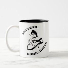 Nukleare Bomben-Koffein-Eindämmungs-Einheit Zweifarbige Tasse