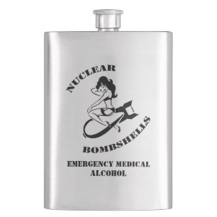 Nukleare Bomben-medizinische Alkohol-Flasche Flachmann