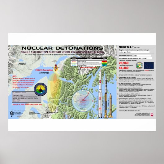 Nukleare Detonation - Alaska Poster (Vorne)