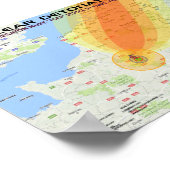 Nukleare Detonationen - Frankreich Poster (Ecke)