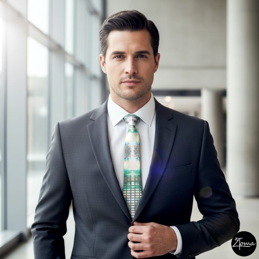 Nukleare Explosion Krawatte