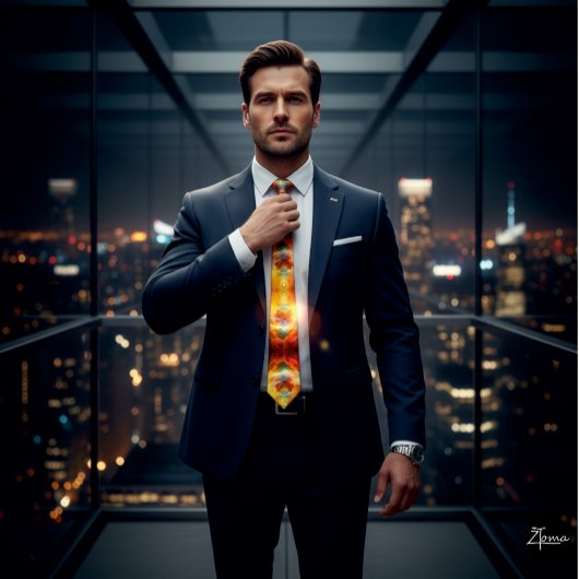 nukleare Explosion Krawatte