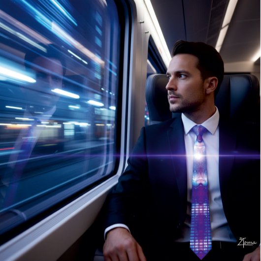 Nukleare Explosion Krawatte